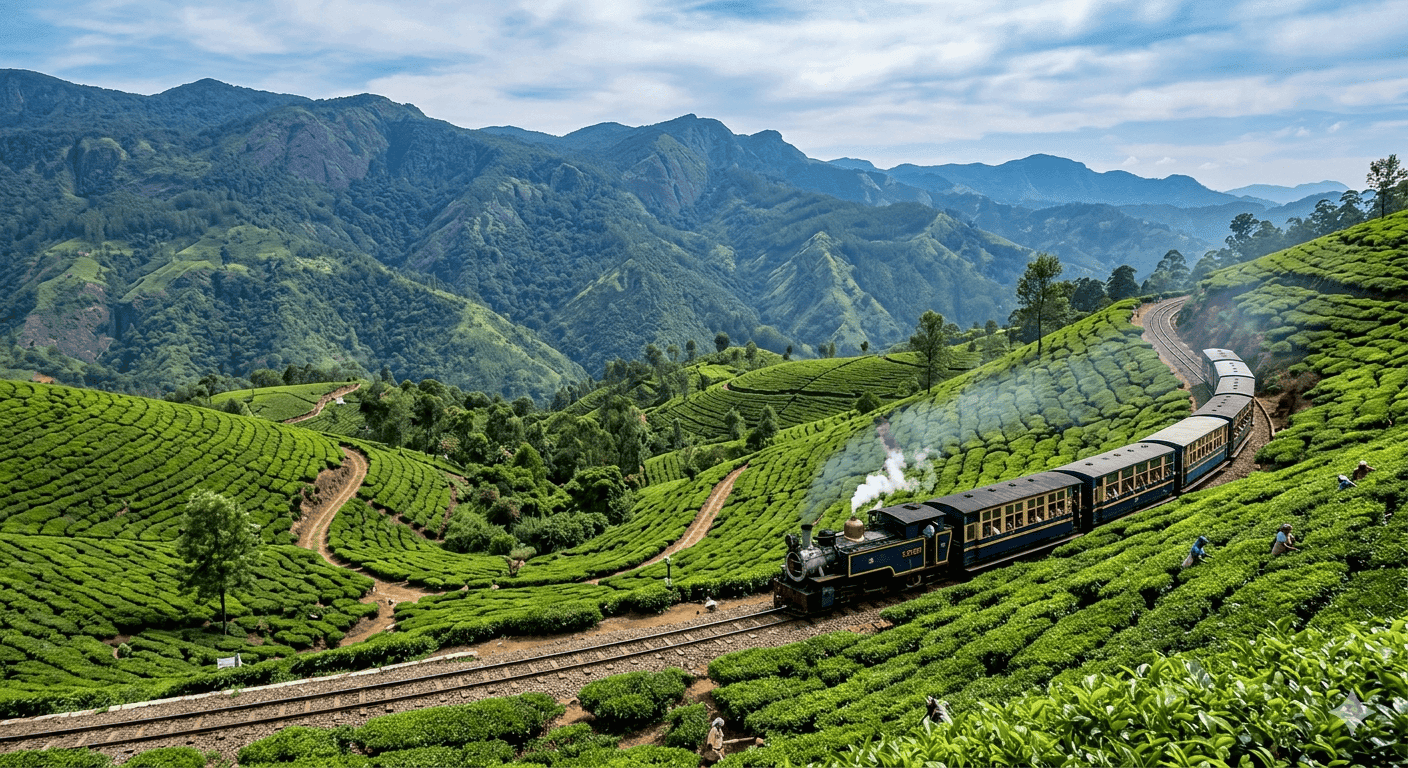 ooty naturural image with toy train (1)