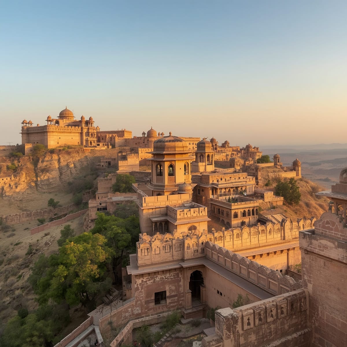 ancient hill fort architecture sunset.jpg
