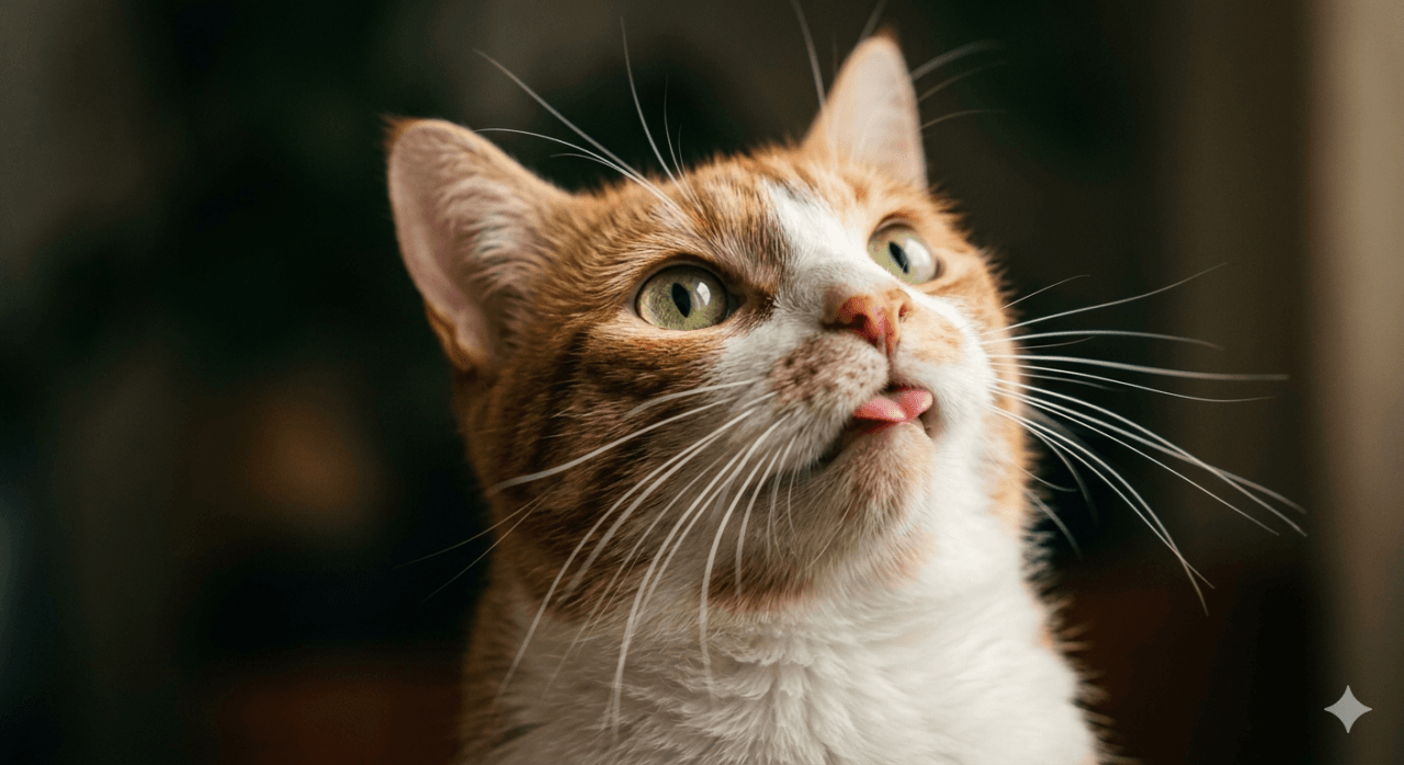 cute ginger cat tongue out portrait.jpg