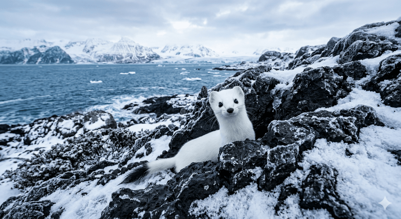 ermine arctic coastal winter landscape.jpg