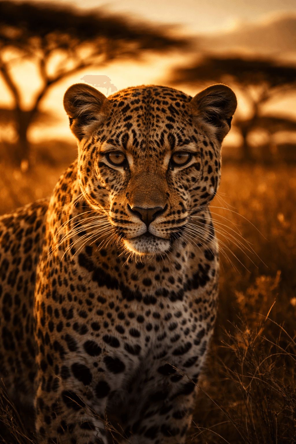 leopard savannah sunset portrait.jpg